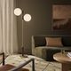 Four Hands Colome Aged Brass/Natural Walnut Floor Lamp-1