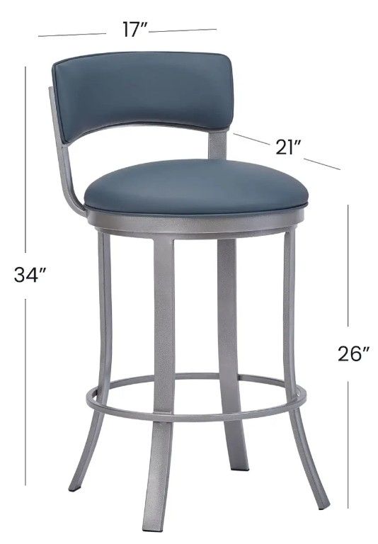 Wesley Allen Customizable Bali Counter Stool-2