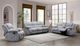 Global Furniture USA U250 3-Piece Gray Manual Reclining Seating Set-1