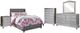 Signature Design by Ashley® Coralayne 5-Piece Silver Full Upholstered Panel Youth Bed Set-0