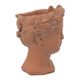 A & B Home Brown 6" Head Bust Planter-2
