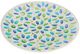 A & B Home Blue/Green/White Iron and Bead Tray-0