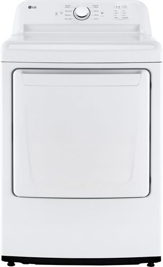 LG 7.3 Cu. Ft. White Front Load Electric Dryer