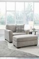 Signature Design by Ashley® Avenal Park Flannel Ottoman-3