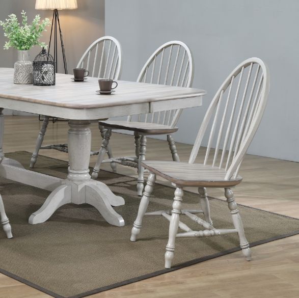 Winners Only® Ridgewood Gray/Oat Dining Side Chair-1
