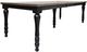 Jofran Inc. Madison County Brown Dining Table with Vintage Black Base-3
