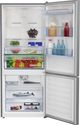 Beko 28" 13.8 Cu. Ft. Fingerprint-Free Stainless Steel Counter Depth Bottom Freezer Refrigerator-2