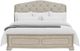 Riverside Furniture Kensington Vintage Linen Queen Upholstered Sleigh Bed-1