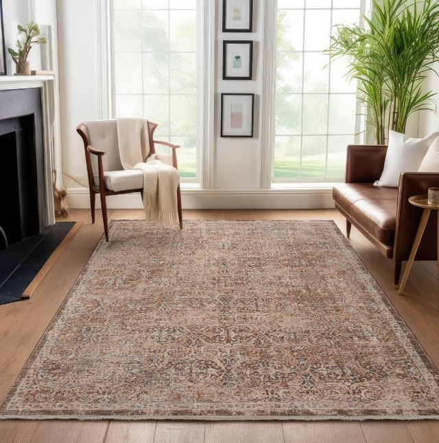 Dalyn™ Rug Company Vienna Chocolate 5'x8' Style 3 Area Rug-4