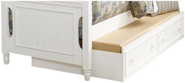 Homelegance® Clementine White Youth Twin/Full Bunk Bed with Twin Trundle-3