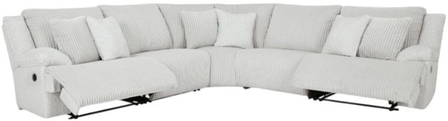 Signature Design by Ashley® Top Tier 5-Piece Alloy Curved Manual Reclining Sectional-2