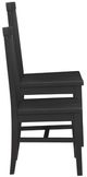 Linon Tory 2-Piece Black Dining Chair Set-4