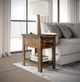 Jofran Inc. Cannon Valley Brown Chairside Table-1