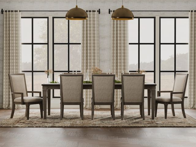 Clark Dining Set, 2 Arm Chairs Free!-1