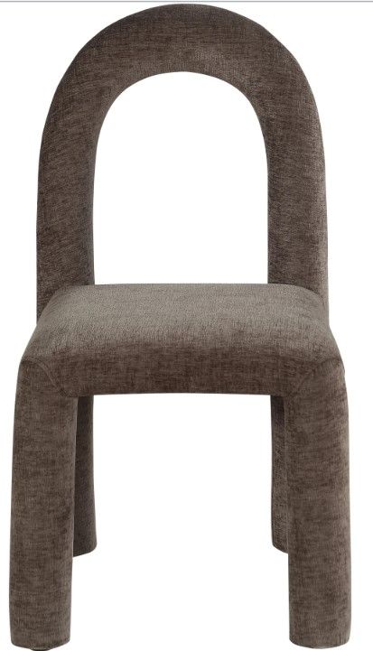 Meridian Furniture Amari Brown Upholstered Dining Chair-1