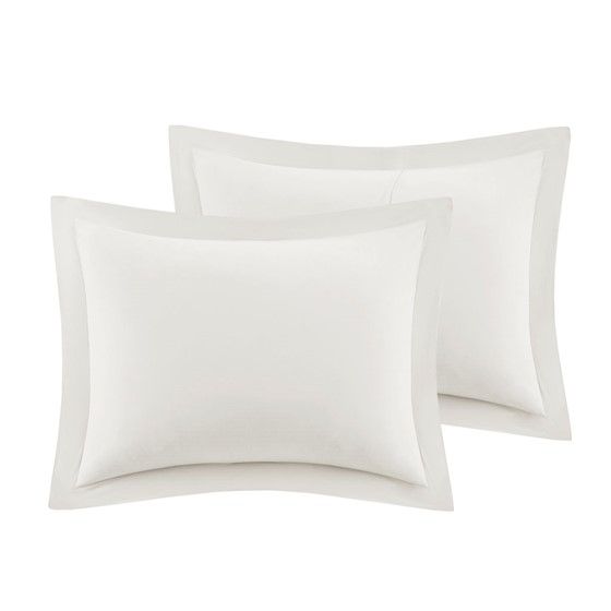 Olliix by Madison Park Sarasota Ivory King/Cal King Microcell Down Alternative Comforter Mini Set-2