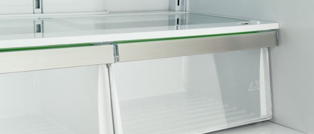 Bertazzoni Professional Series 36 in. 22.5 Cu. Ft. Stainless Steel Counter Depth French Door Refrigerator-3
