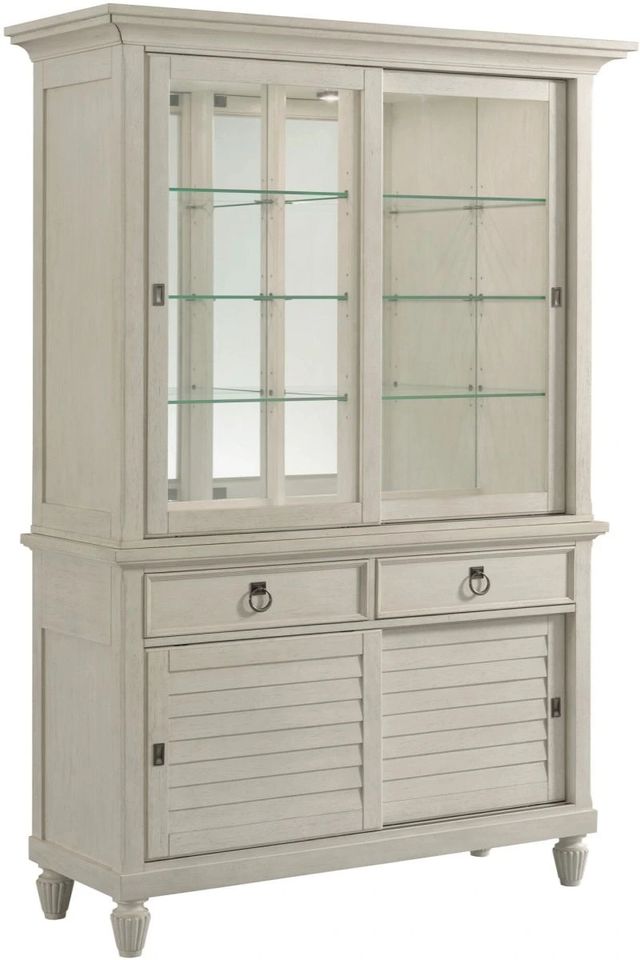 American Drew® Grand Bay Haystack White Display Cabinet-0