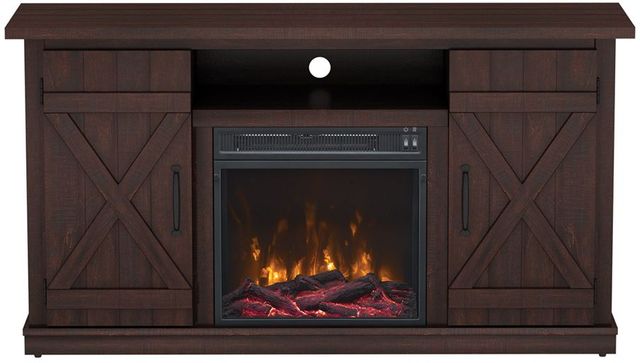 ClassicFlame® Cottonwood Espresso TV Stand with Electric Fireplace-2