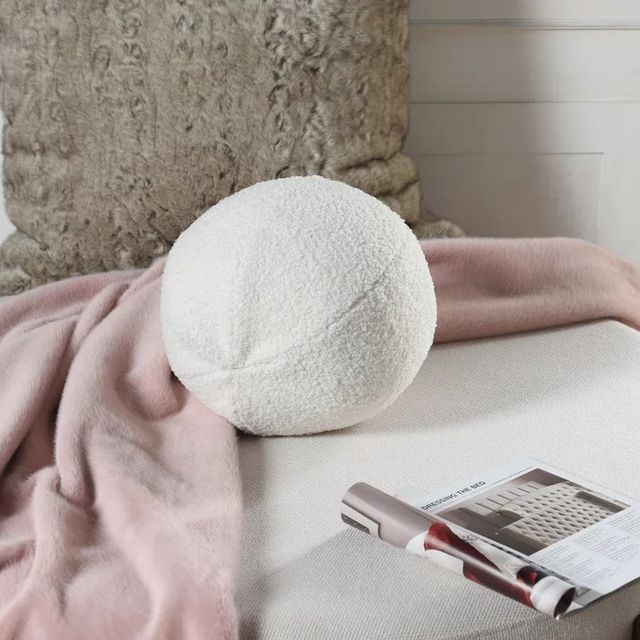 Stylecraft Dann Foley Lifestyle White Throw Pillow-1