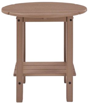 Signature Design by Ashley® Grover Beach Driftwood Wooden Outdoor End Table-2