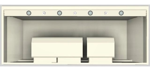 Vent-A-Hood® 60" Biscuit Wall Mounted Range Hood-3