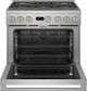 Monogram® Statement Collection 36" Stainless Steel Pro Style Dual Fuel Range-1