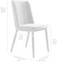 Armen Living Wade 2-Piece Gray/Walnut Dining Side Chairs-2