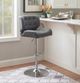 Powell® Bridger Gray Adjustable Bar Stool-1