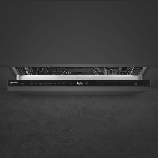 Smeg 24" Panel-Ready Top Control Built-in Dishwasher-3