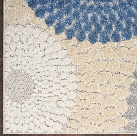 Nourison Home™ Aloha Blue Gray 5'x8' Style 1 Area Rug-3