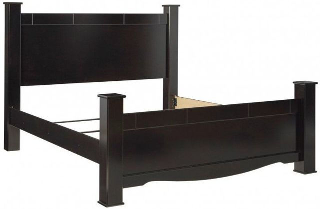 Signature Design by Ashley® Mirlotown Almost Black King Poster Bed-1