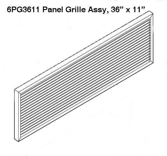 Sub Zero Panel Grill 6PG3611-0