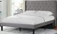 Titus Furniture Gray 78" King Platform Bed-0