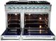 VEZENI Reminiscia 48" Stainless Steel Pro Style Gas Range-3