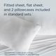 Tempur-Pedic® 3-Piece White Rayon Twin XL Sheet Set-4