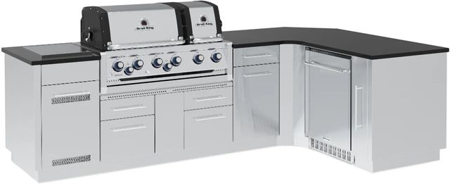 Broil King® Imperial™ S 690iG Stainless Steel Liquid Propane Outdoor Kitchen Kit-1