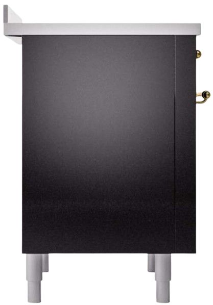 Ilve® Nostalgie II Series 36" Glossy Black Pro Style Induction Range-3