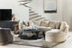 Hooker® Furniture Chapman Charred Black Shou Sugi Ban Round Cocktail Table with Pewter Accents-3