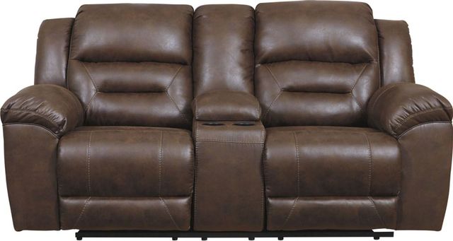 Signature Design by Ashley® Stoneland 2-Piece Chocolate Living Room Set with Reclining Sofa-2