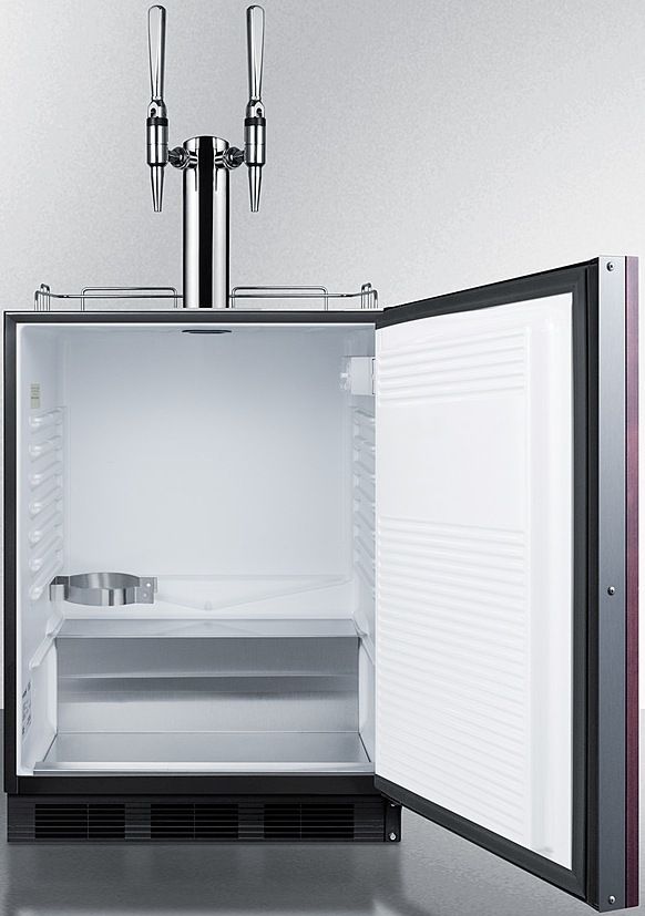 Summit® Commercial Series 5.5 Cu. Ft. Panel Ready Beer Cooler/Kegerator-2