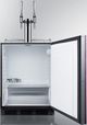 Summit® Commercial Series 5.5 Cu. Ft. Panel Ready Beer Cooler/Kegerator-2