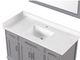 Furniture of America® Soline Cherry/White Vanity Set with Mirror-5
