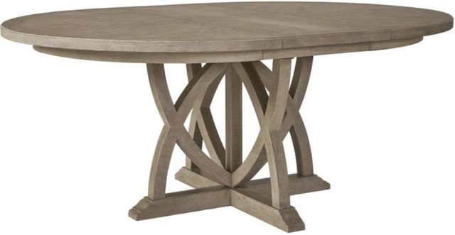 Bernards Citrus Heights Brown Round Dining Table-0