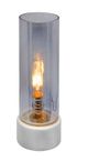 A & B Home Marble Grey Luster Glass Table Lamp-2