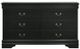 Elements International Louis Philippe Black Drawer Dresser-1