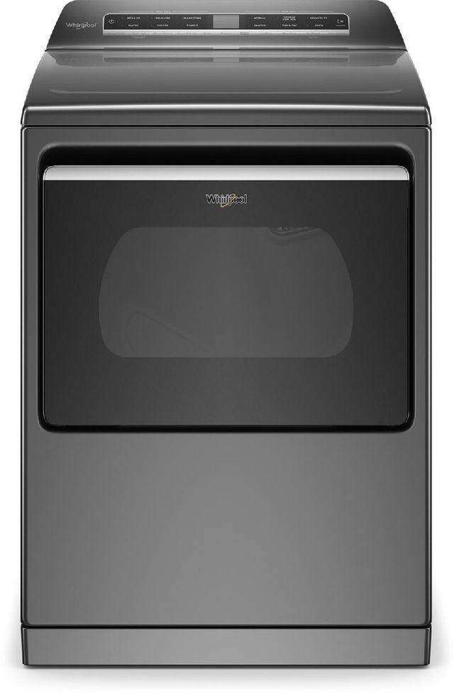 Whirlpool® Chrome Shadow Top Load Washer & Gas Dryer Laundry Pair-2