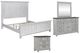 Liberty Furniture River Place 4-Piece Riverstone White/Tobacco King Bedroom Set with Nightstand-0
