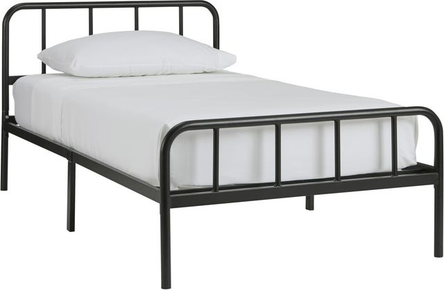 Signature Design by Ashley® Trentlore Black Twin Platform Bed-1