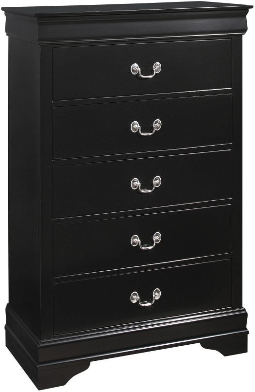 Coaster® Louis Philippe Black Chest-0